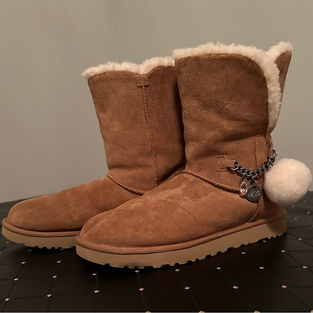 UGG Women's Brown Suede Winter Boots